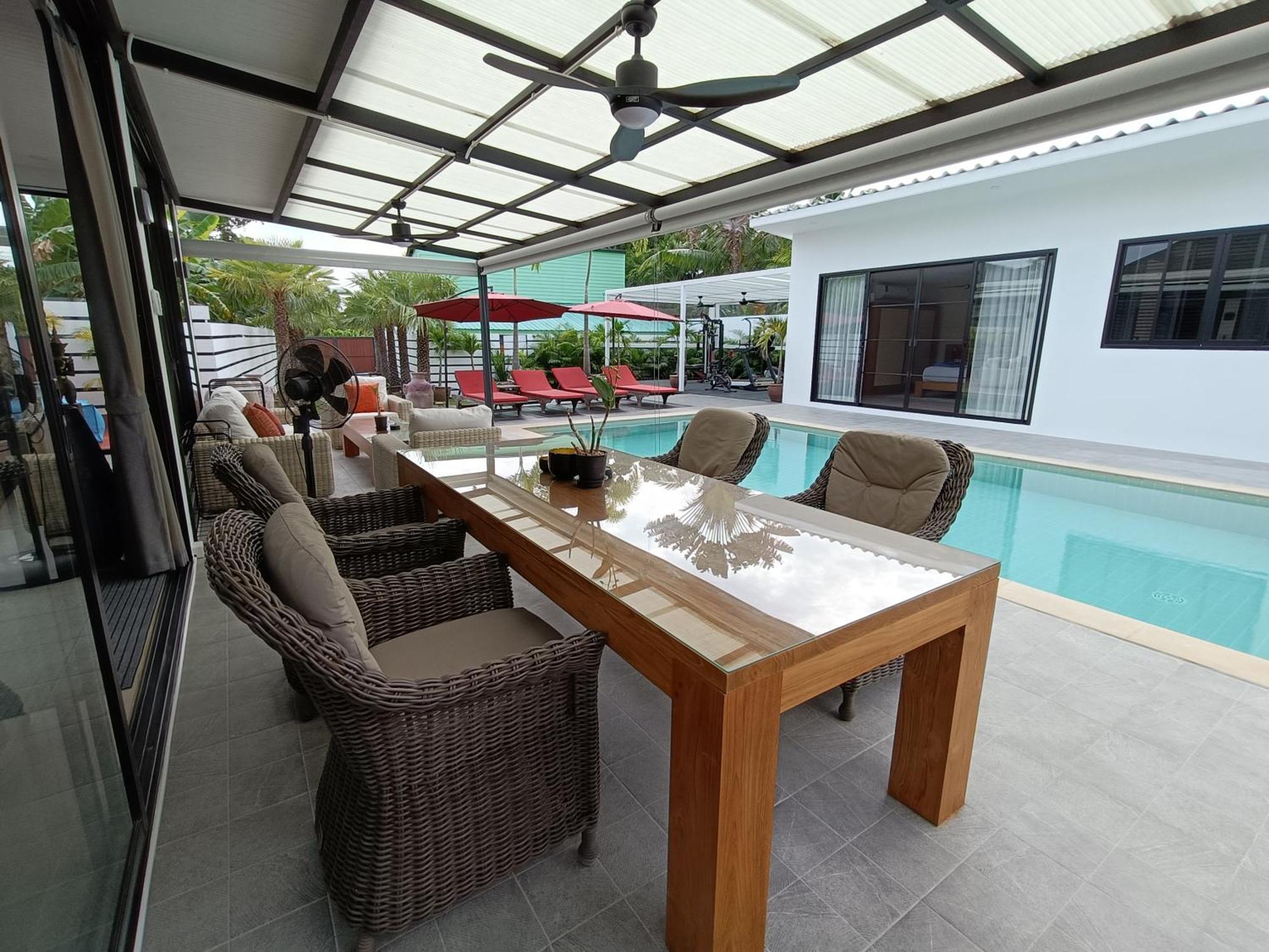 Beautiful Private 3 Bedroom Villa With Pool And Gym Rawai Exterior foto