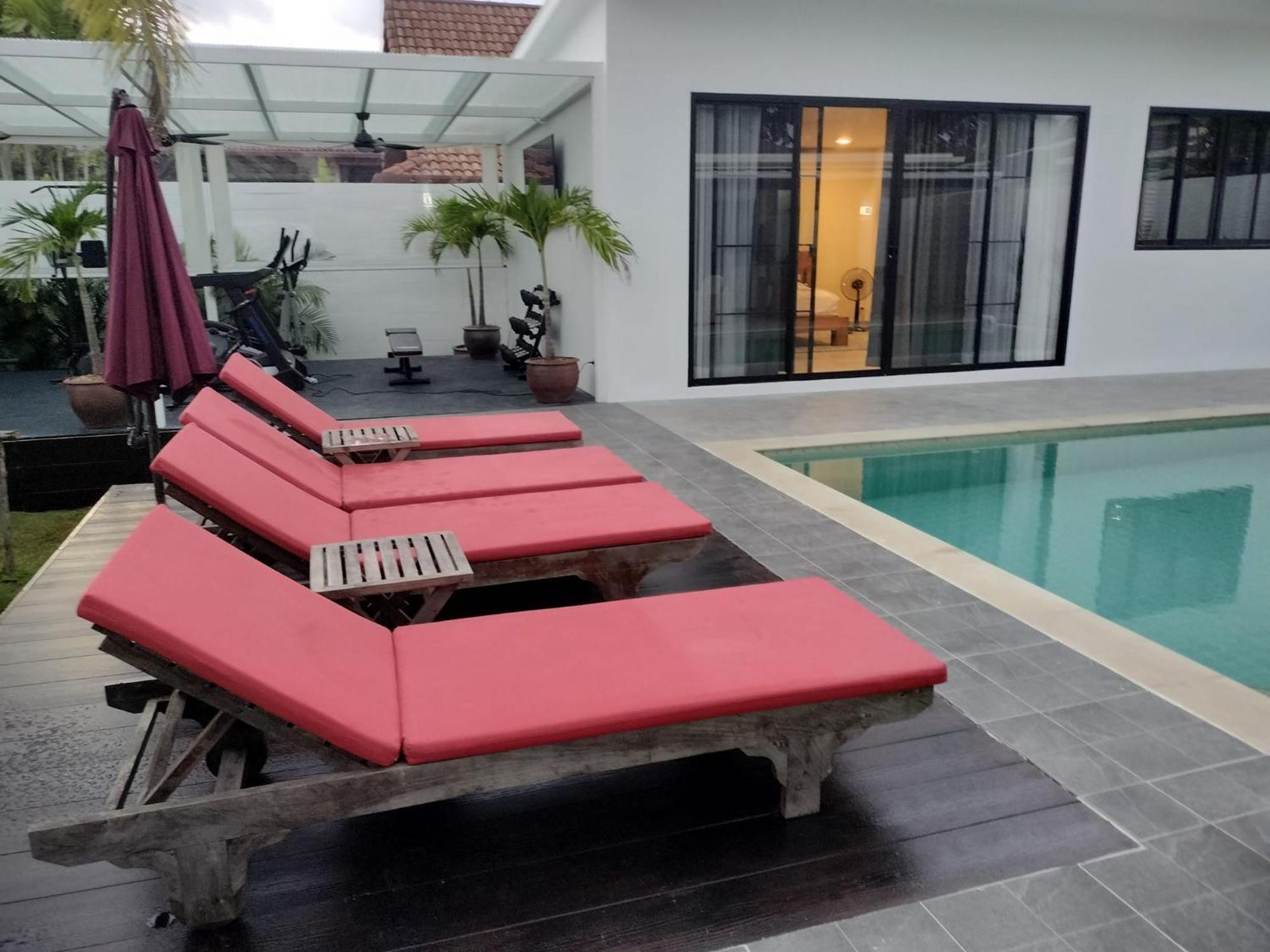 Beautiful Private 3 Bedroom Villa With Pool And Gym Rawai Exterior foto